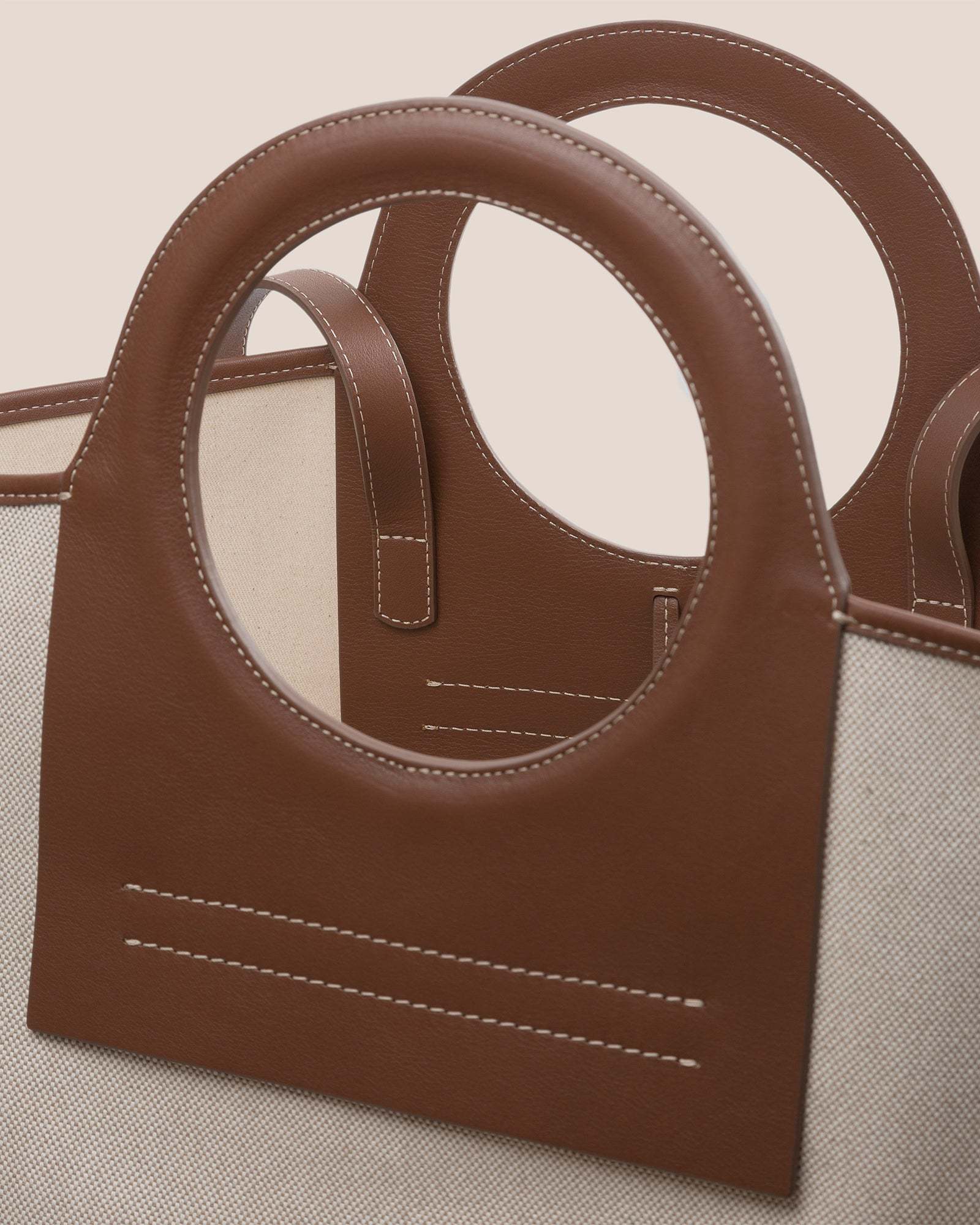 Hereu Cala Large Canvas Tote Bag In Nude
