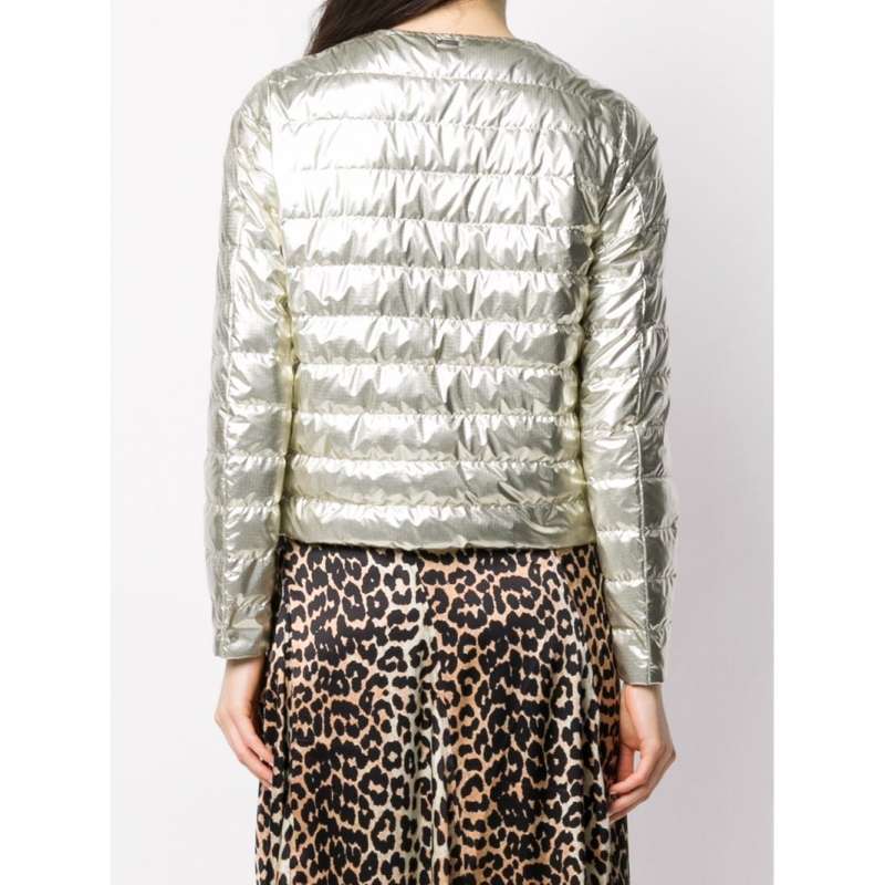 Herno Shiny Effect Puffer Jacket In White