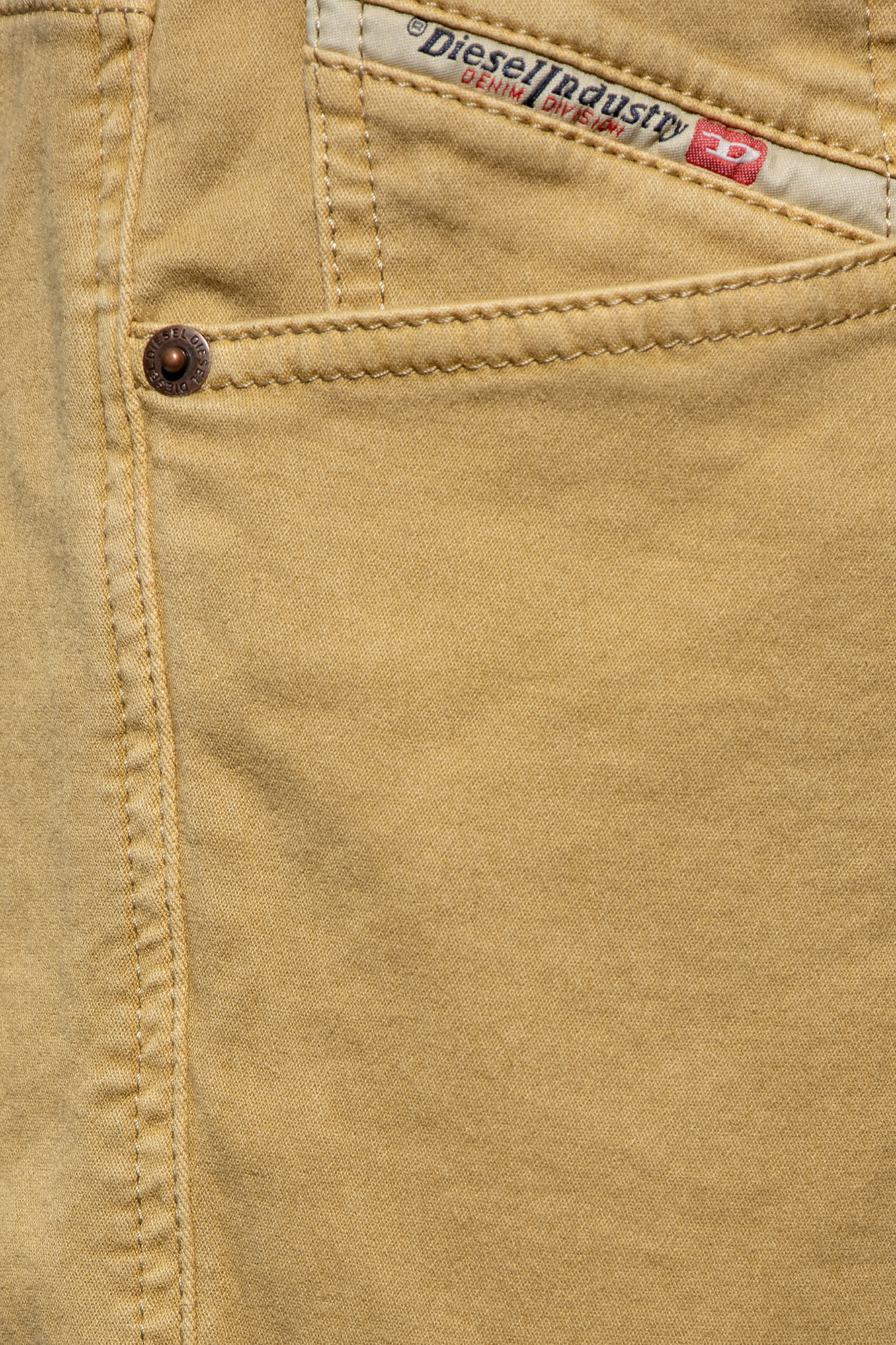 Diesel D-krooley Tapered Trousers In Brown