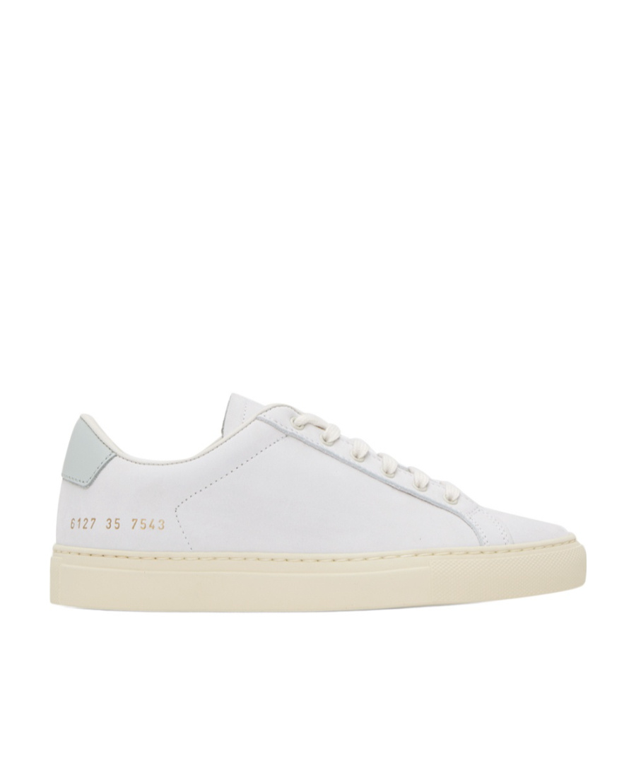 Common Projects Front Strapped Low-top Casual Shoes In White