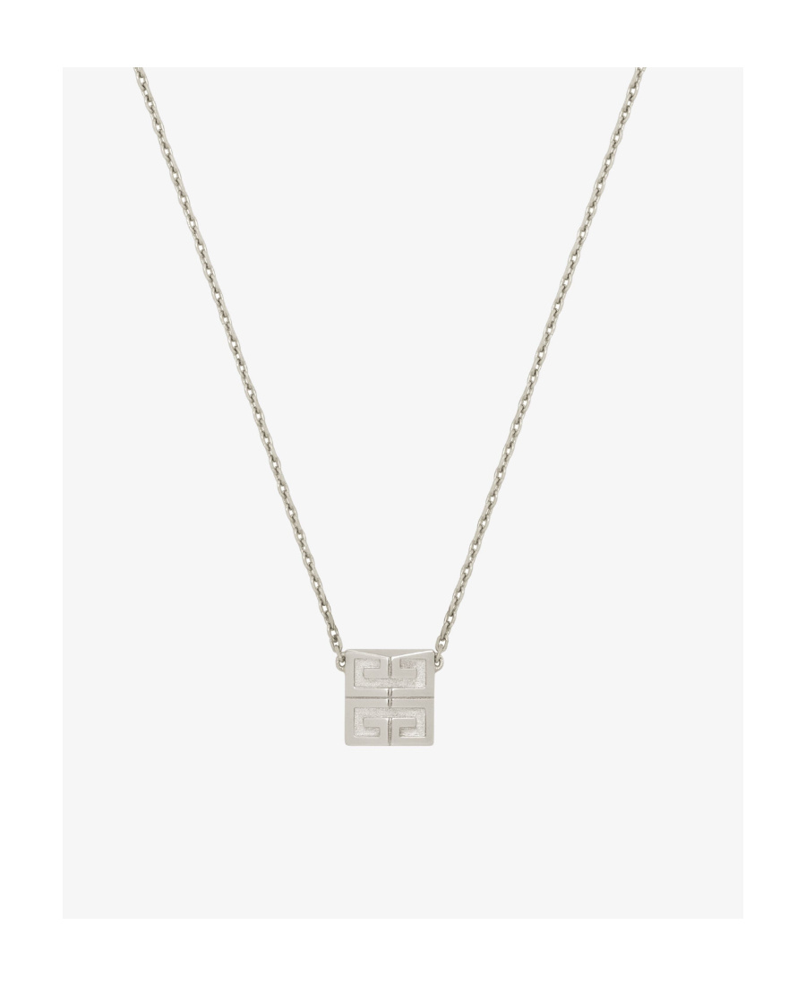 Givenchy Silver 4g Necklace In White