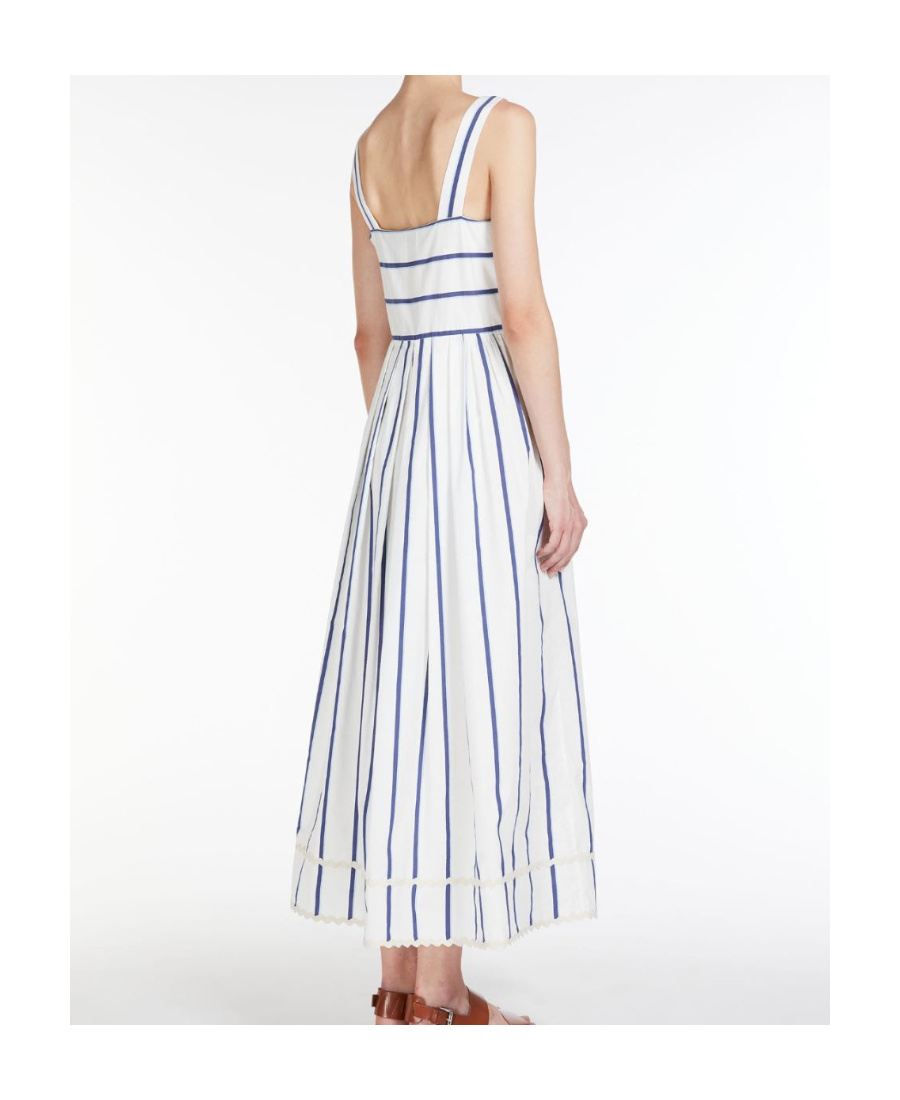 Weekend Max Mara Logo Dress In White