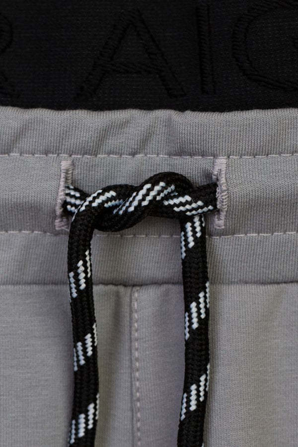 Shop Aigner Double-waistband Jersey Sweatpants In Gray
