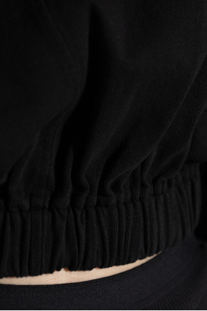 Rick Owens Drkshdw Long Sleeve Sweatshirt In Black