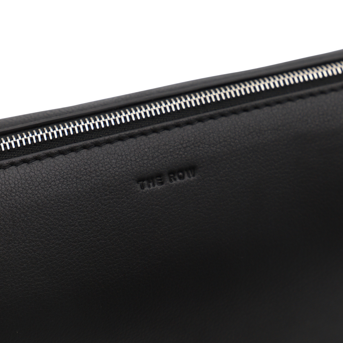 The Row Logo Shoulder Bag In Black