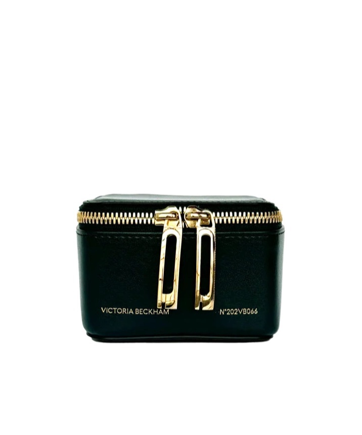 Shop Victoria Beckham Logo Makeup Department In Black
