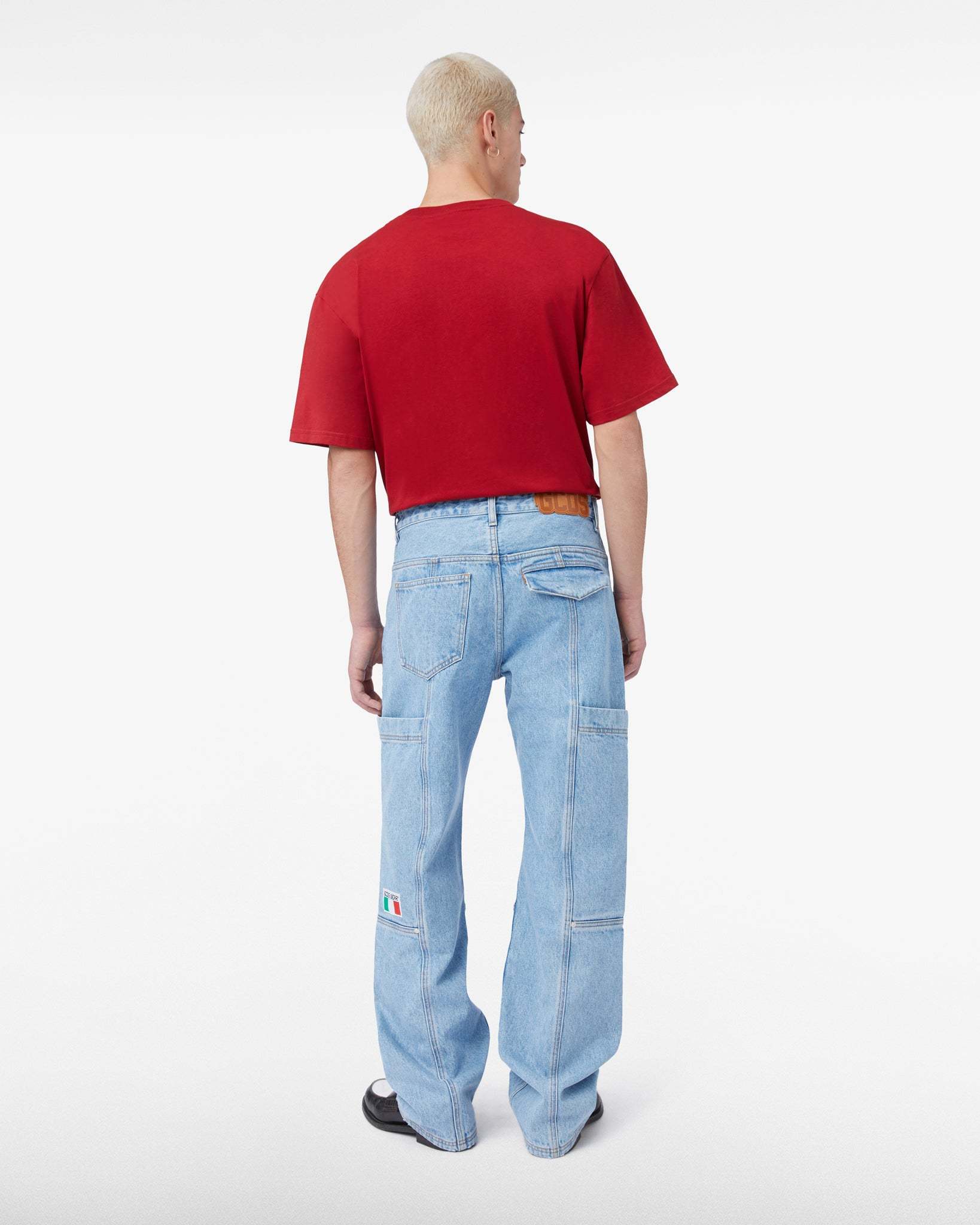 Gcds Ultrapocket Straight-leg  Jeans In Blue