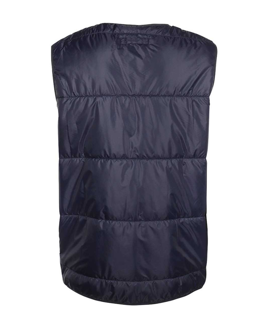 Mackintosh V-collar Vest In Black