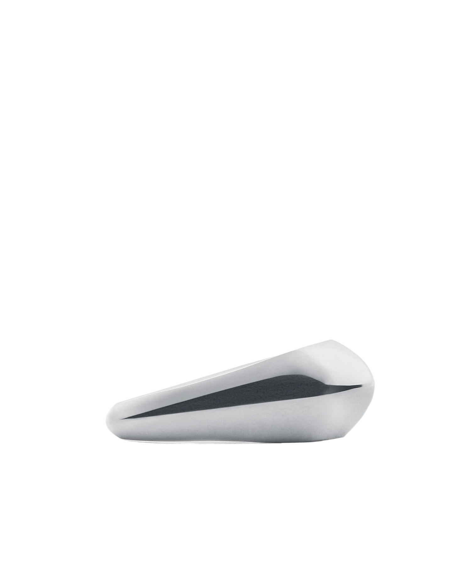 Bottega Veneta Kleiner Fin Ring In Silver