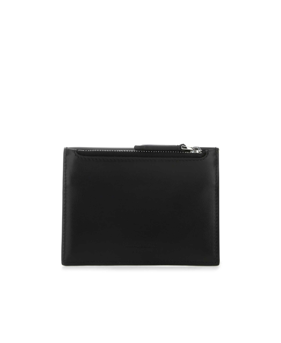 Montblanc Compact Leather Wallet In Black