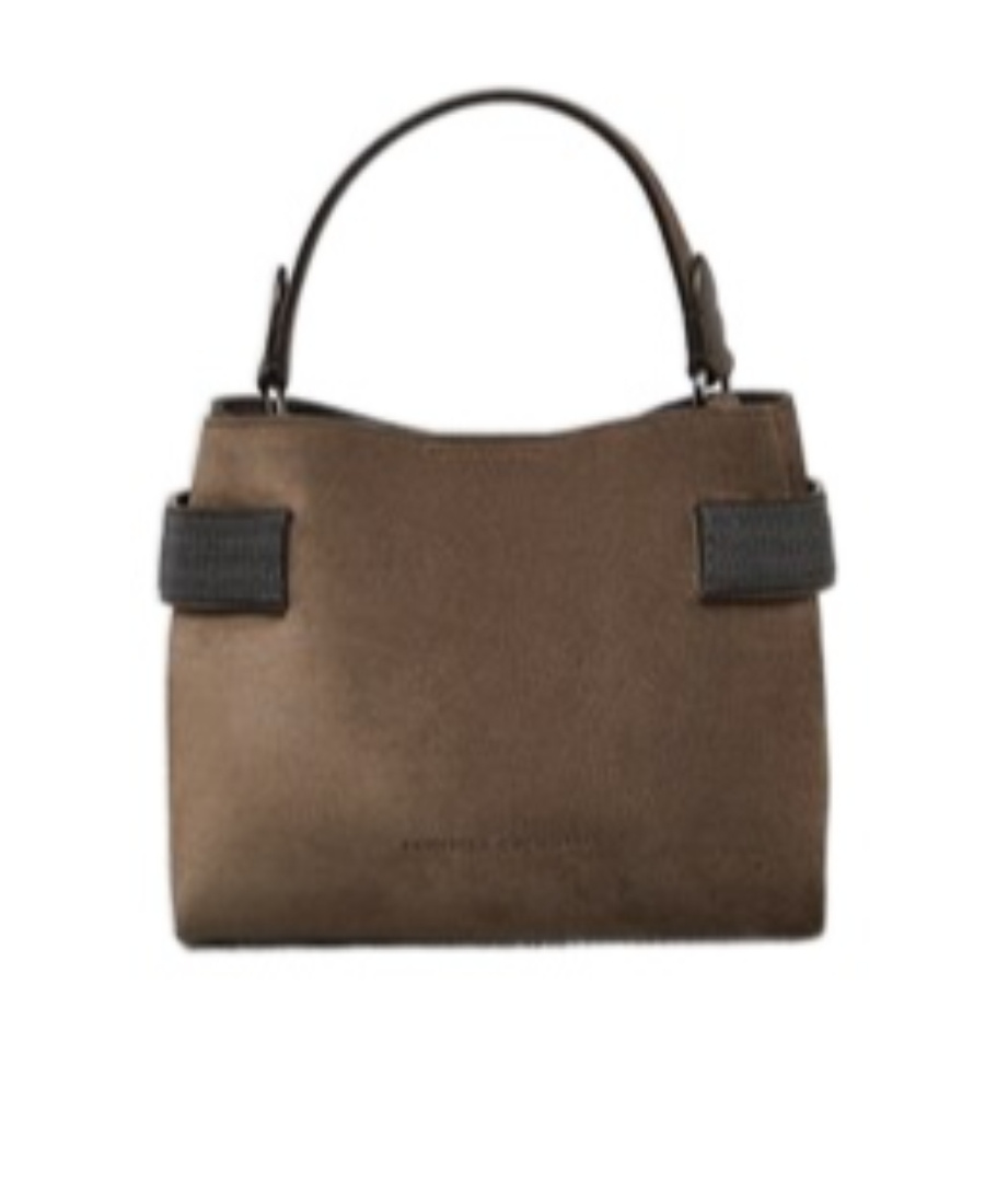 BRUNELLO CUCINELLI SUEDE TOTE BAG 