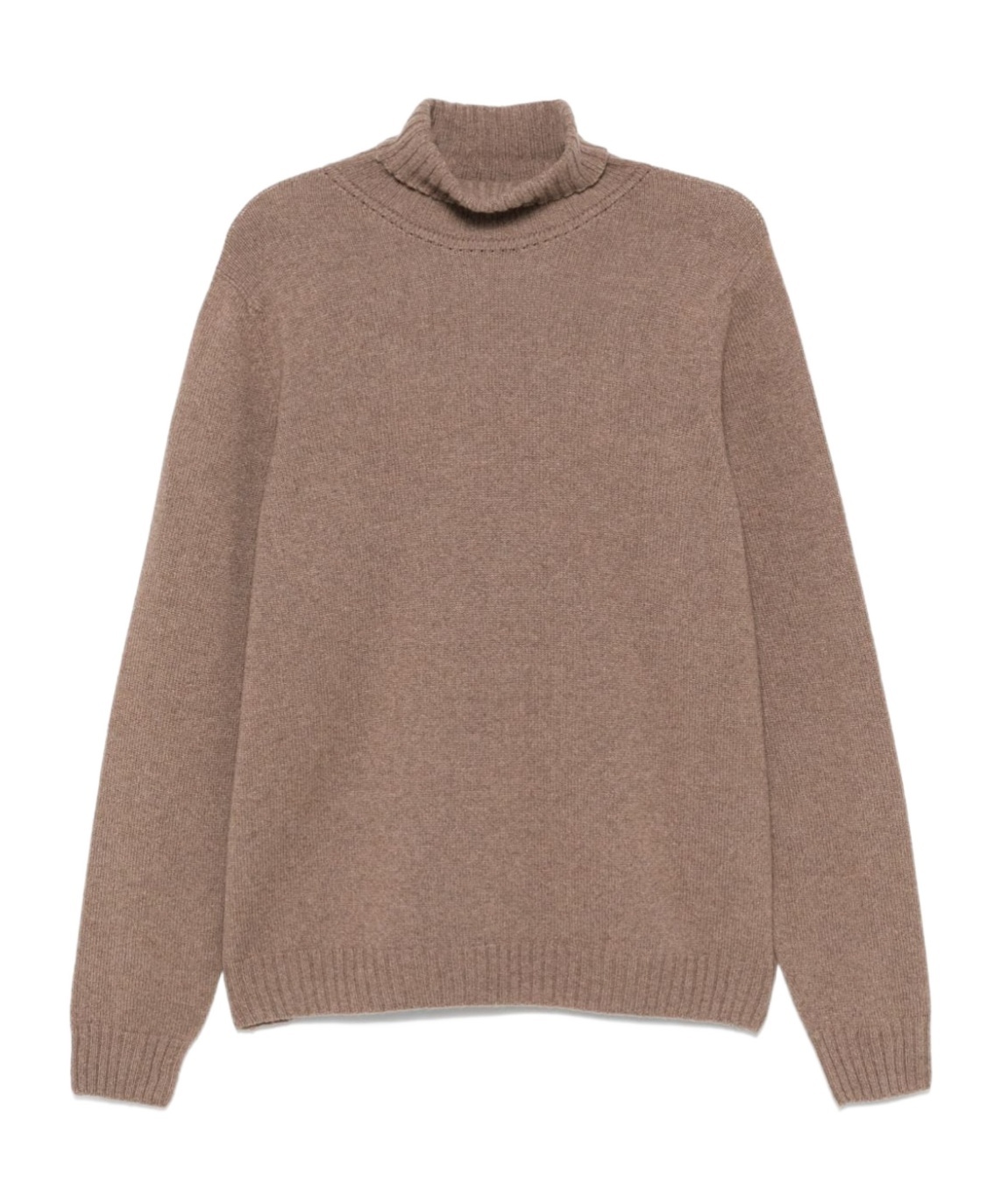 John Smedley Faisal Wool Blend Turtleneck Sweater In Brown