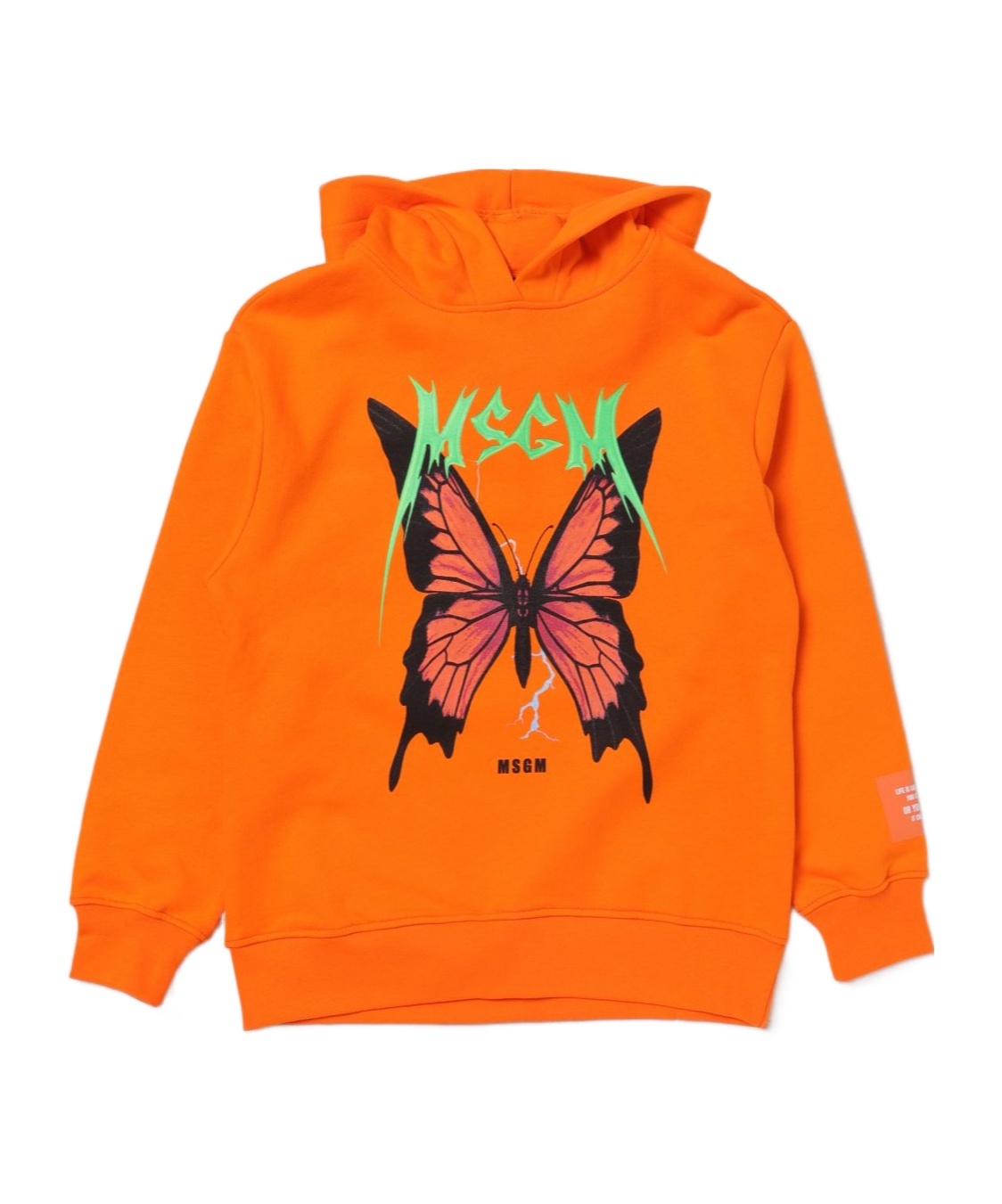 Shop Msgm Hoodie In Orange