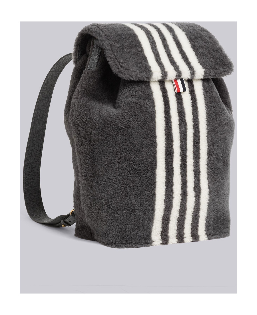 Thom Browne 4-bar Stripe Backpack In Black