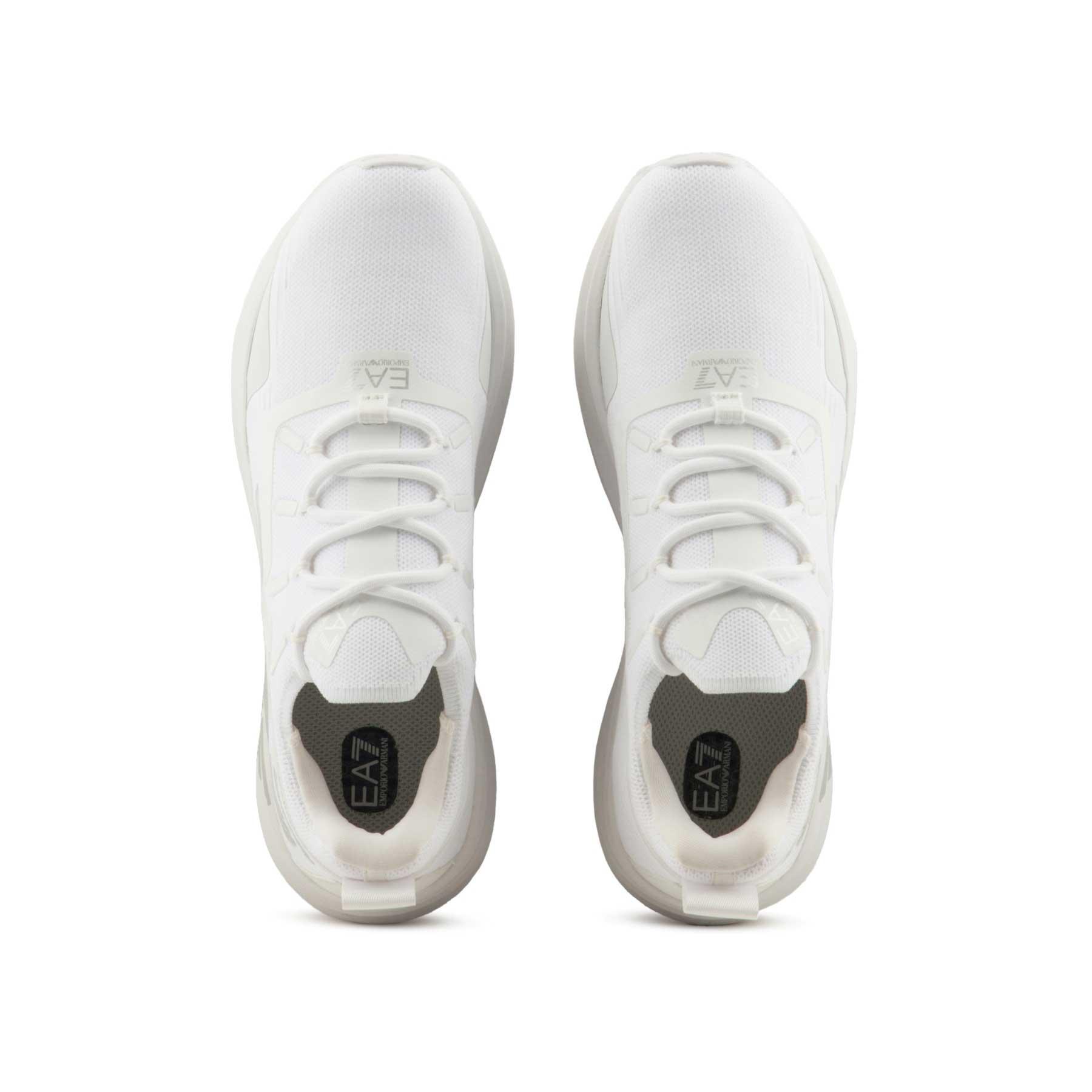 Ea7 Laced Sneakers In White