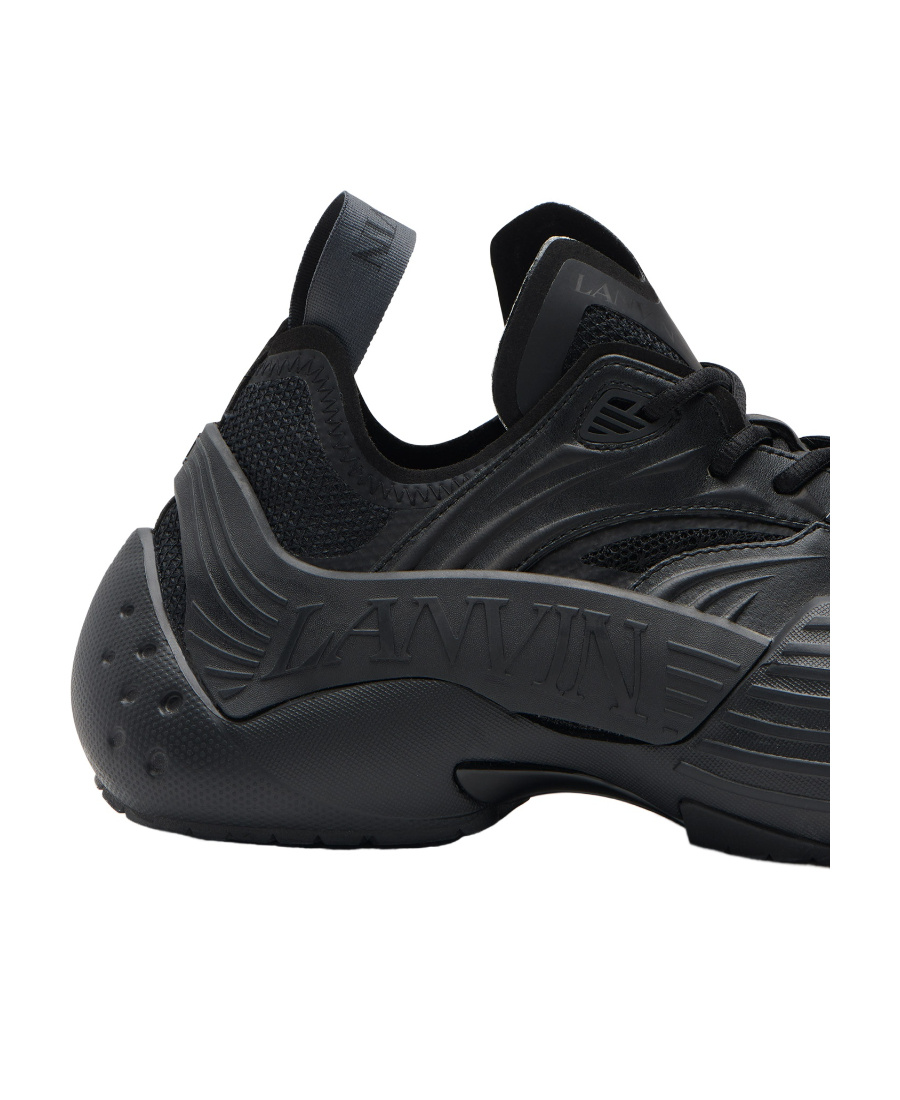 Lanvin Flash-x Low-top Sneakers - Men's - Polyester/polyurethane/rubber In Black