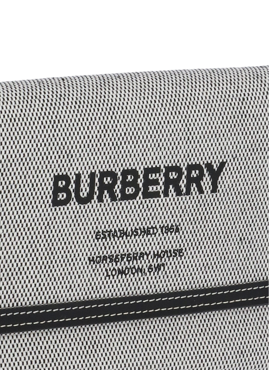 Burberry Horseferry-print Phone Holder In White