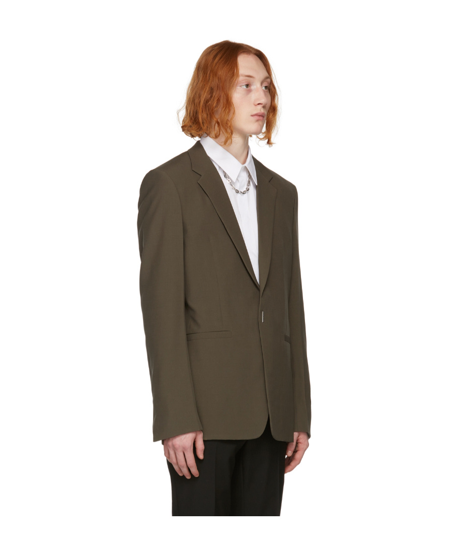 Givenchy Hook Bar Suit Jacket In Green