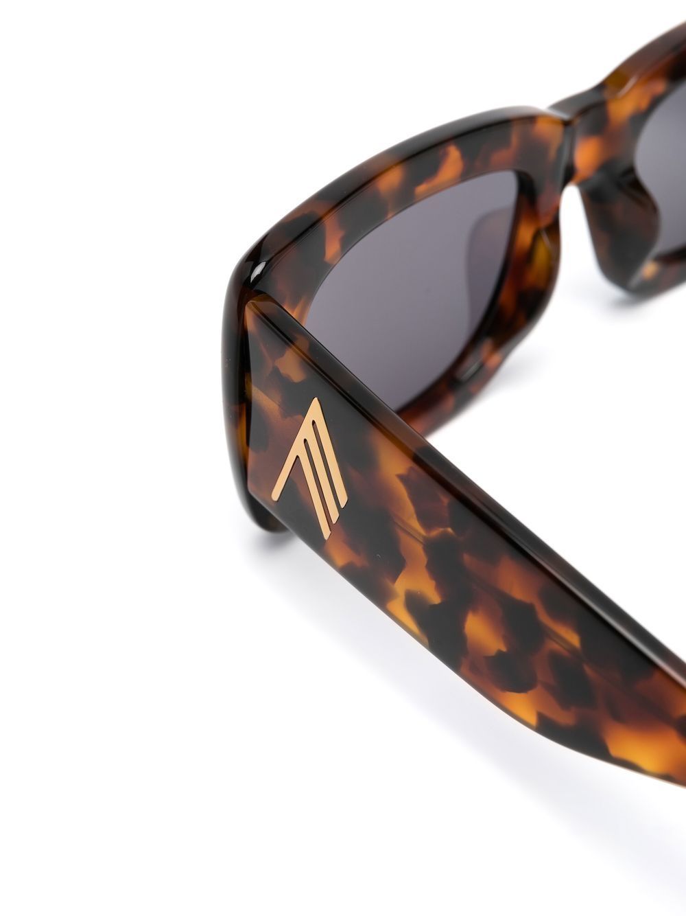 Attico Logo Sunglasses In Black