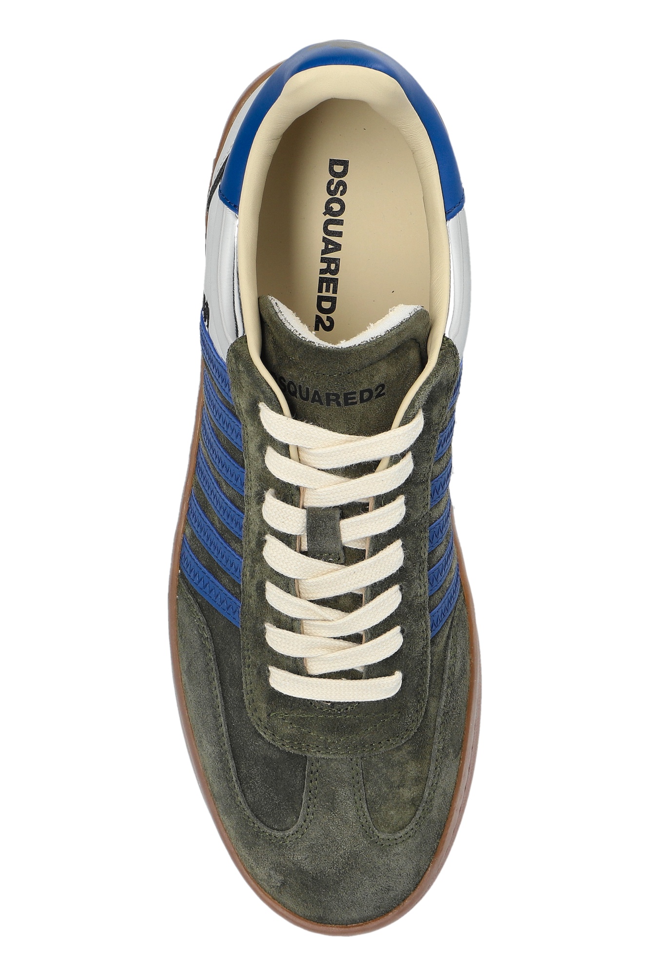 Dsquared2 Lace-up Low-top Sneakers In Green