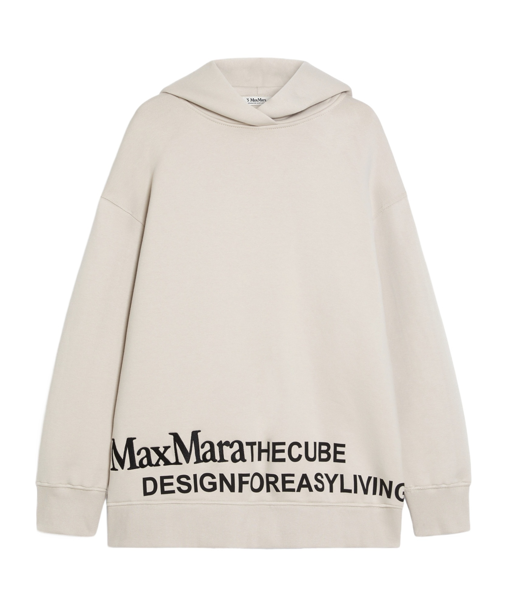 Max Mara Hooded Sweatshirt In White
