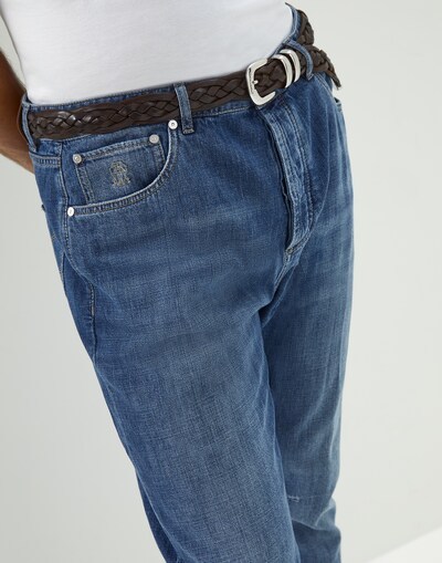 Brunello Cucinelli Shorts - Denim In White