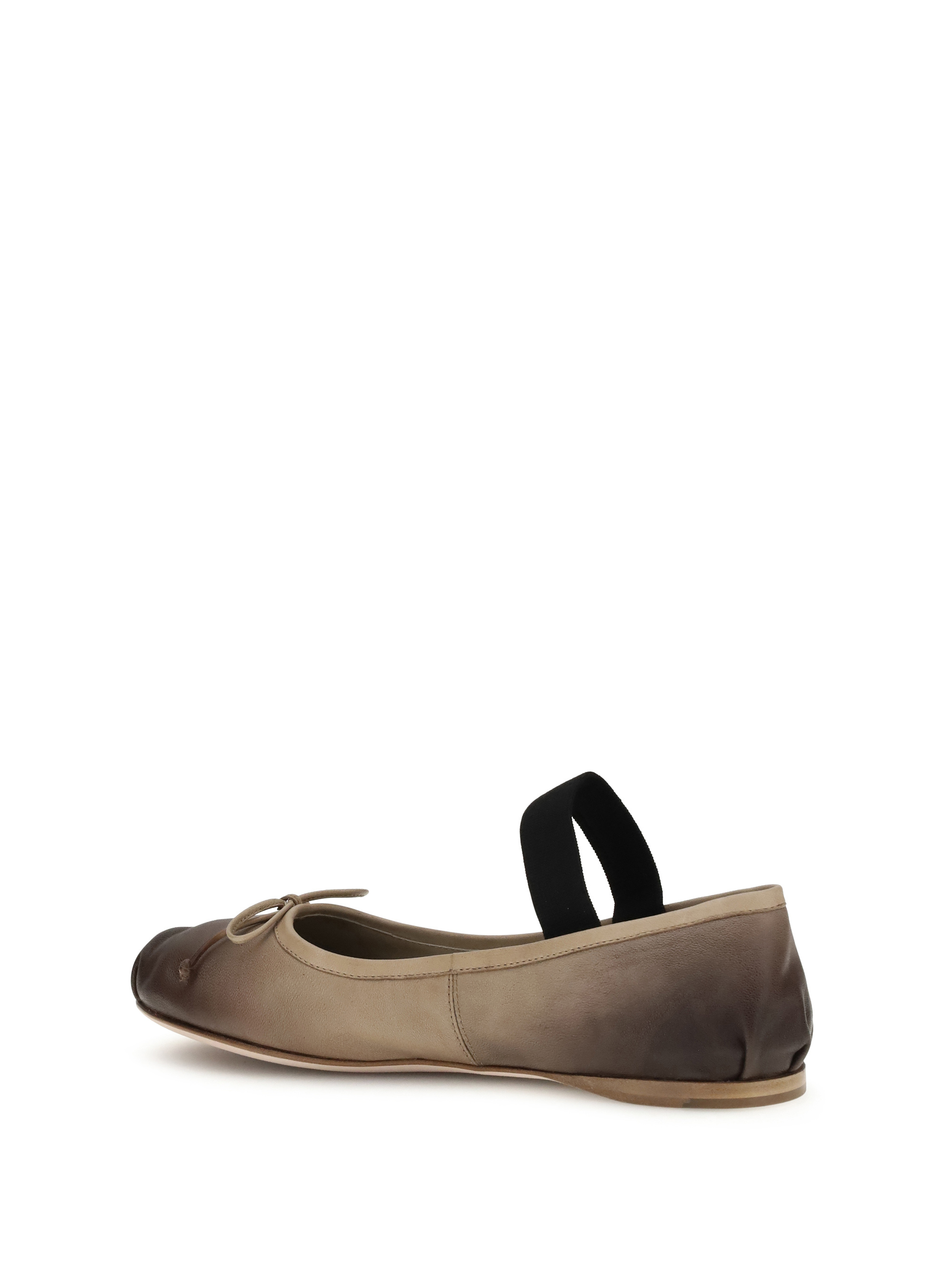 Miu Miu Bow-detailed Ballerinas In Multi