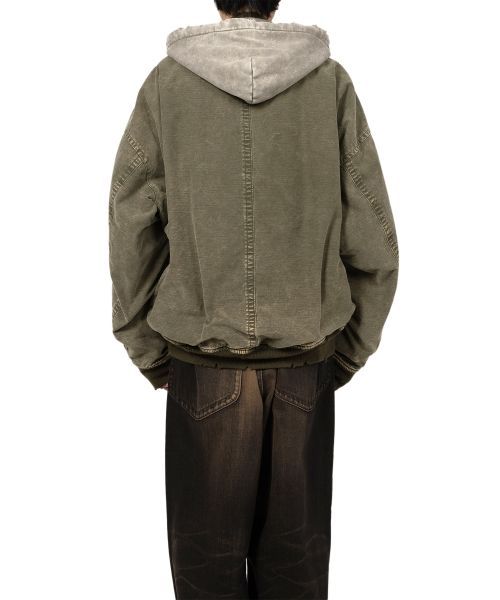 Miharayasuhiro Fliegerjacke Im Layering-look In Khaki