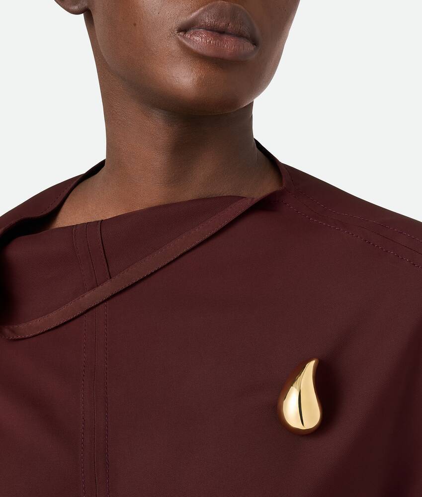 BOTTEGA VENETA LARGE DROP BROOCH