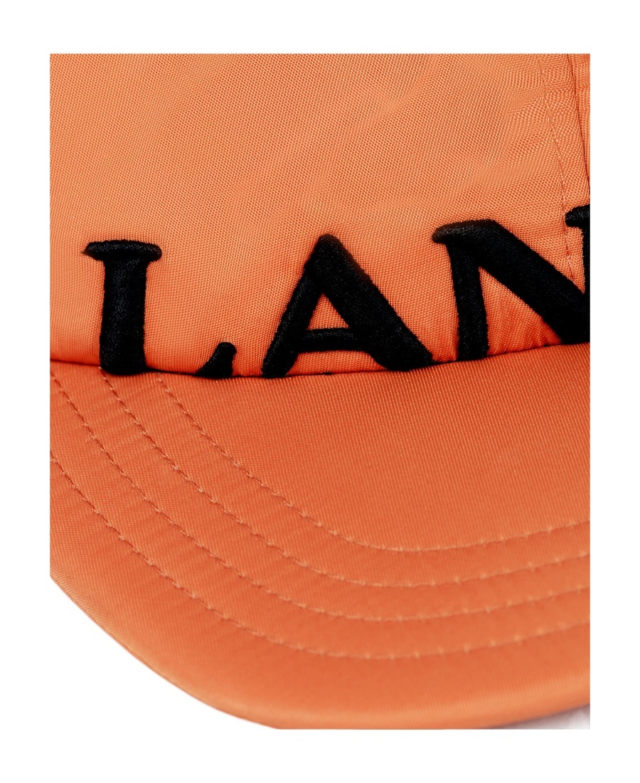 Lanvin Embroidered-logo Baseball Cap In Red