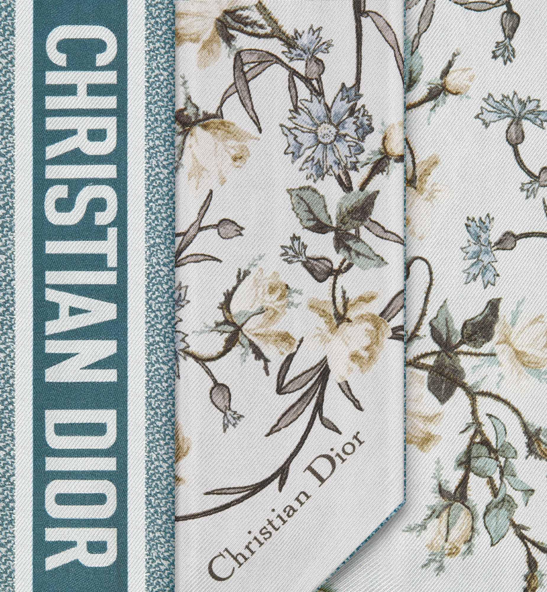 Dior Lumière De Rose Mitzah Scarf In Gray