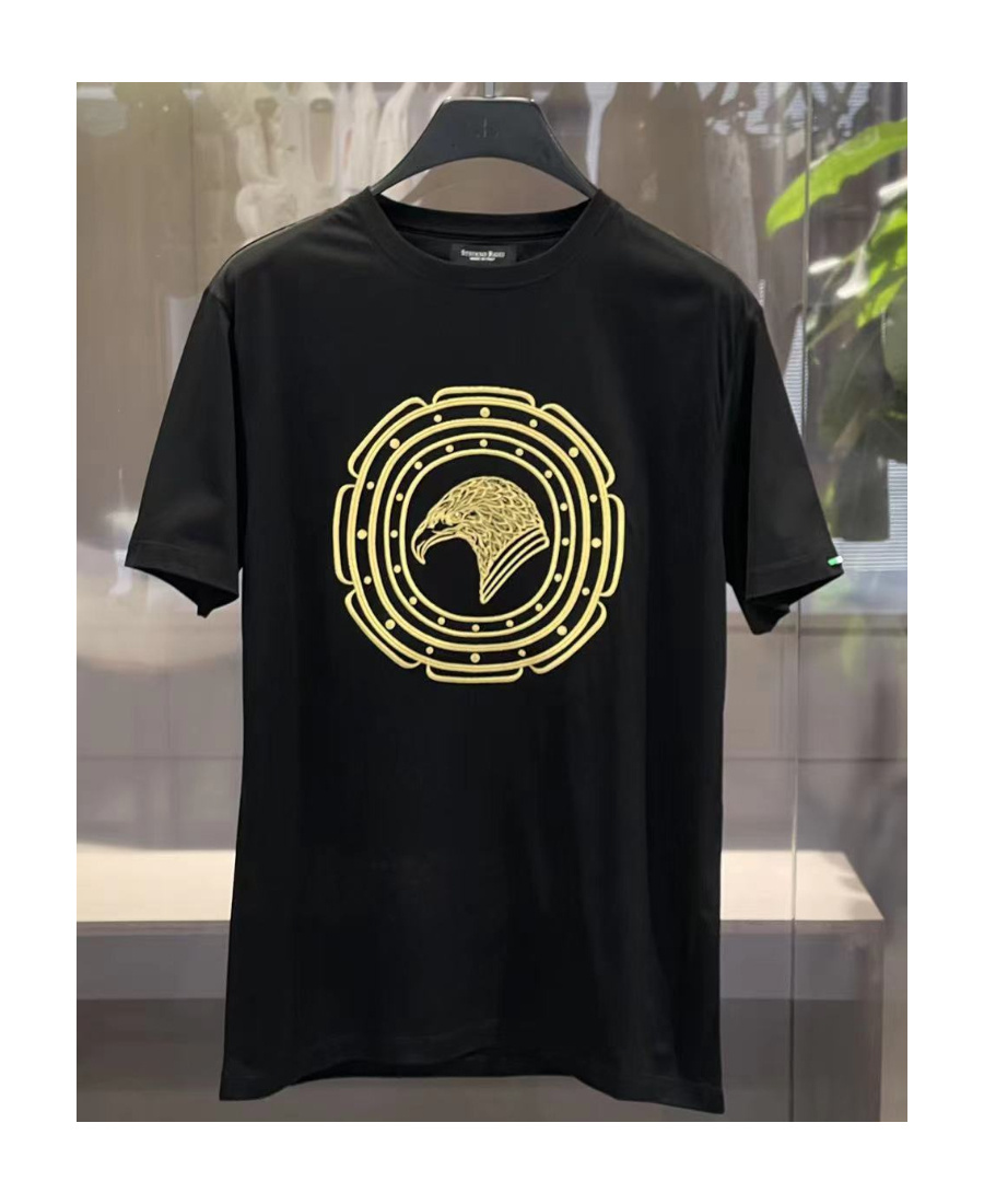 Stefano Ricci Logo Short-sleeved T-shirt In Black