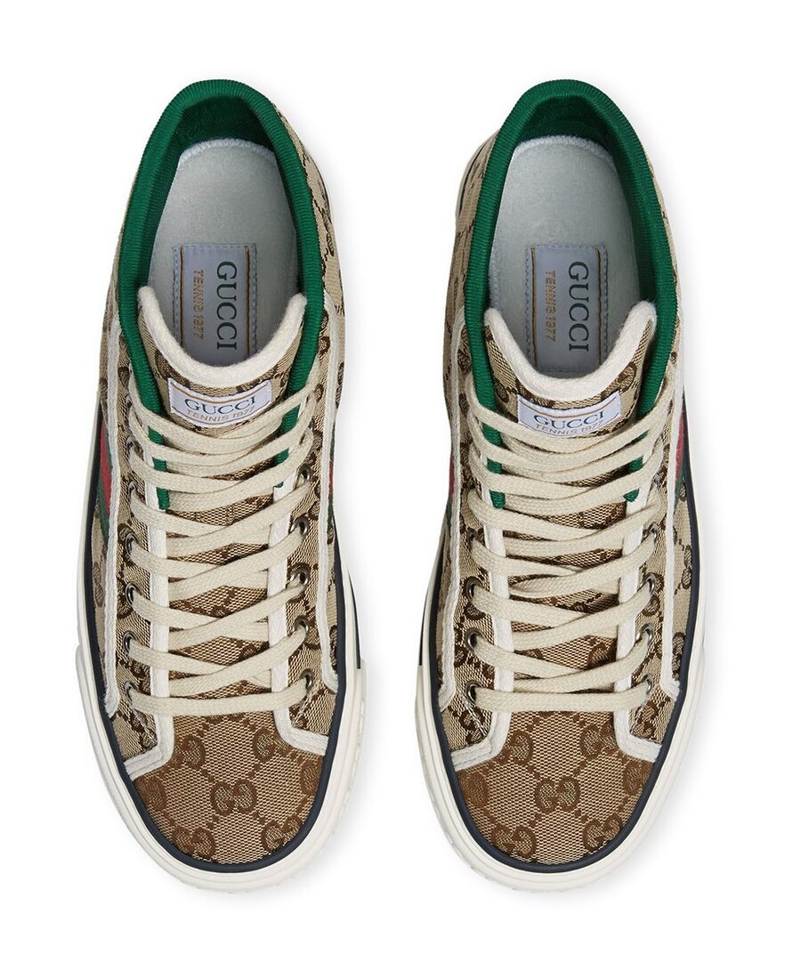Gucci Tennis 1977 High-top Sneakers In Brown