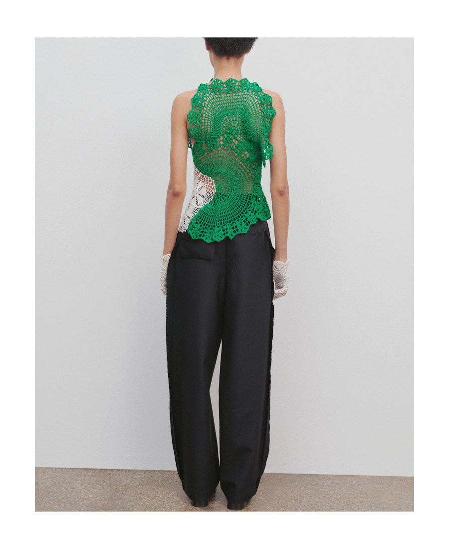 The Row Claudiu Wool And Mohair Casual Pants In Black