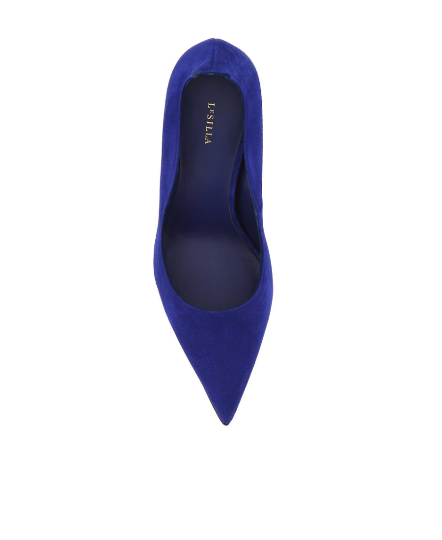 Le Silla Ivy Scalloped Pumps In Blue
