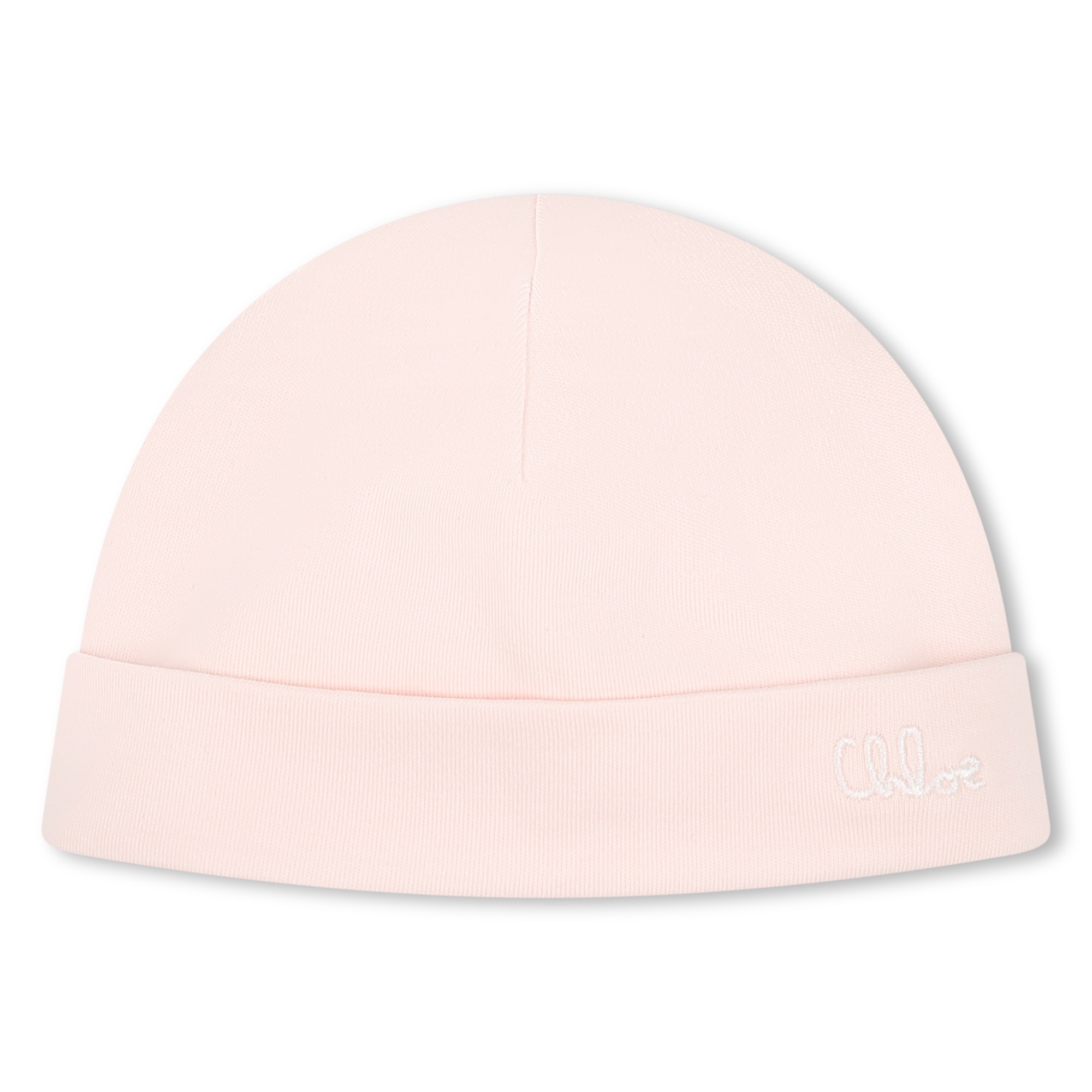 Chloé Crew Neck Jumpsuit And Hat Set In Pink