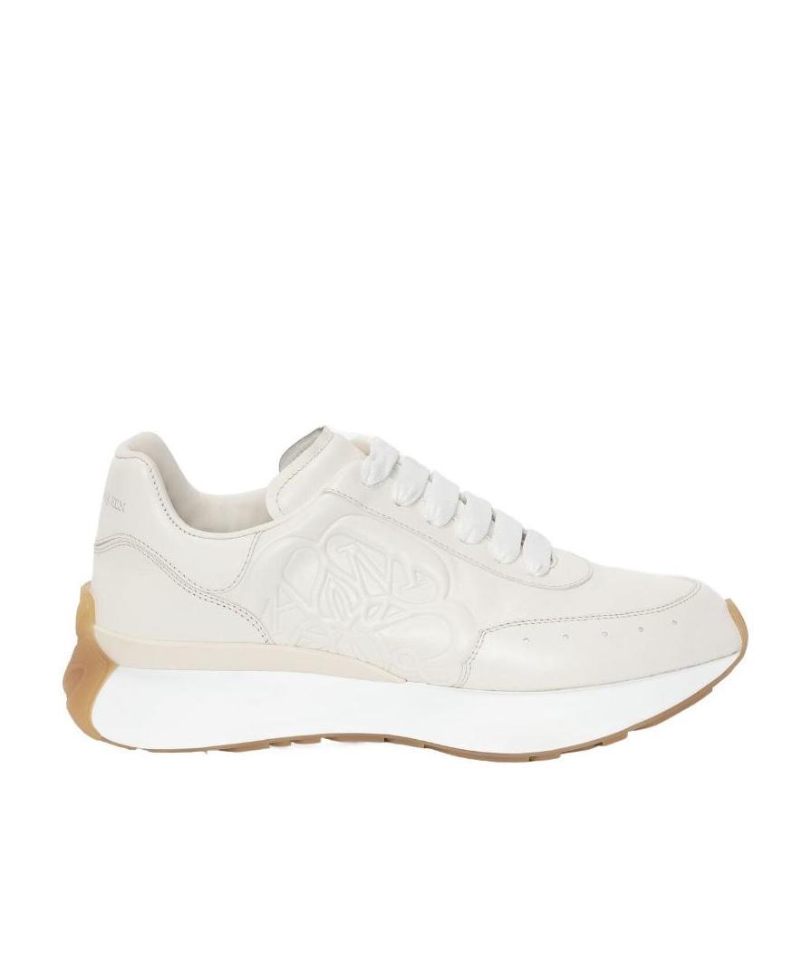 Alexander Mcqueen Sprint Runner Low-top Sneakers In White
