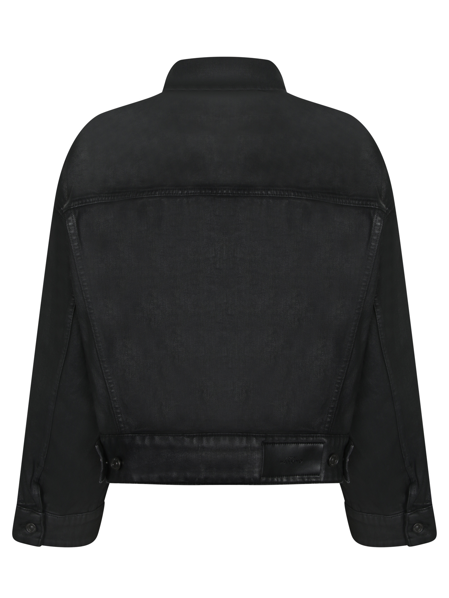 7 For All Mankind Button-down Casual Jacket In Black