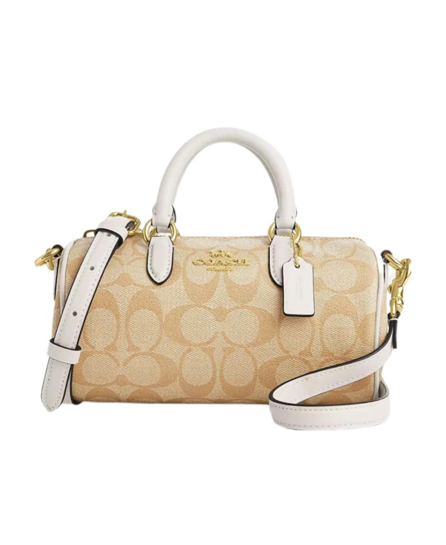 Coach Adjustable Shoulder Strap Single Shoulder Bag In Nude