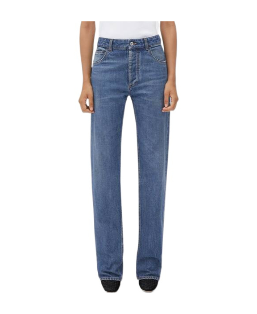 BOTTEGA VENETA HIGH-RISE STRAIGHT-LEG JEANS 