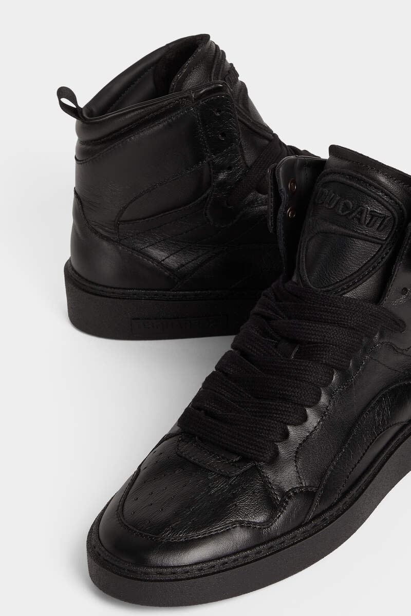 Dsquared2 Ducati X D2 Rider Sneakers In Black