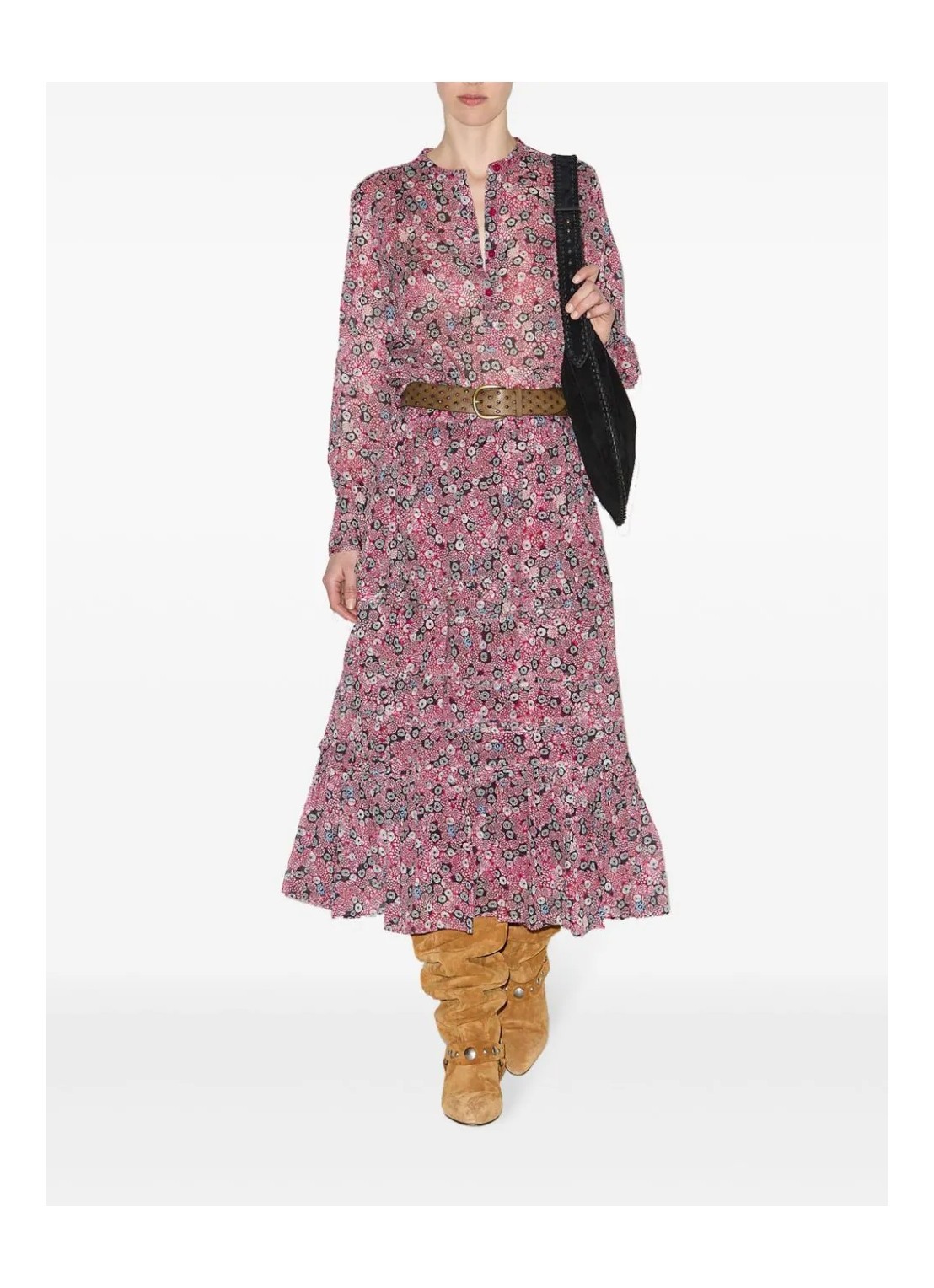 Shop Isabel Marant Étoile Diya Skirt In Pink