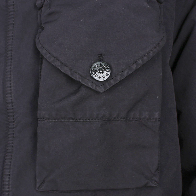Stone Island David-tc Parka Coat In Blue