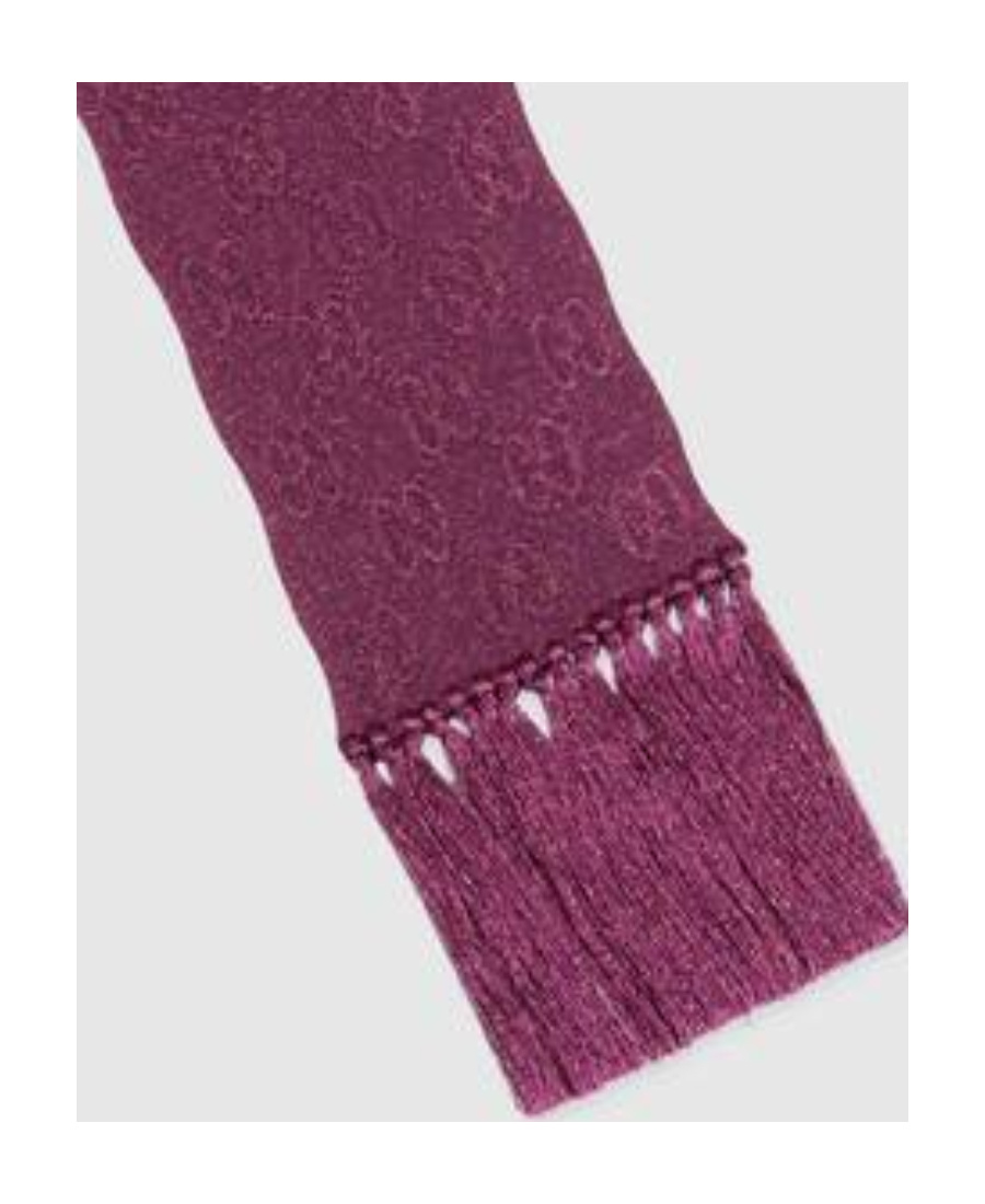 Gucci Lamé Jacquard Knit Scarf
