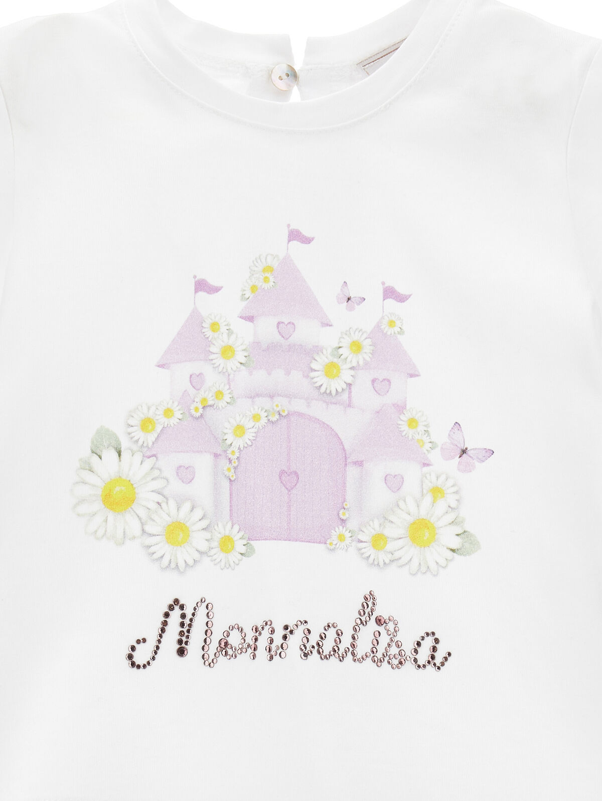 Monnalisa St. Castello Graphic-print T-shirt In White