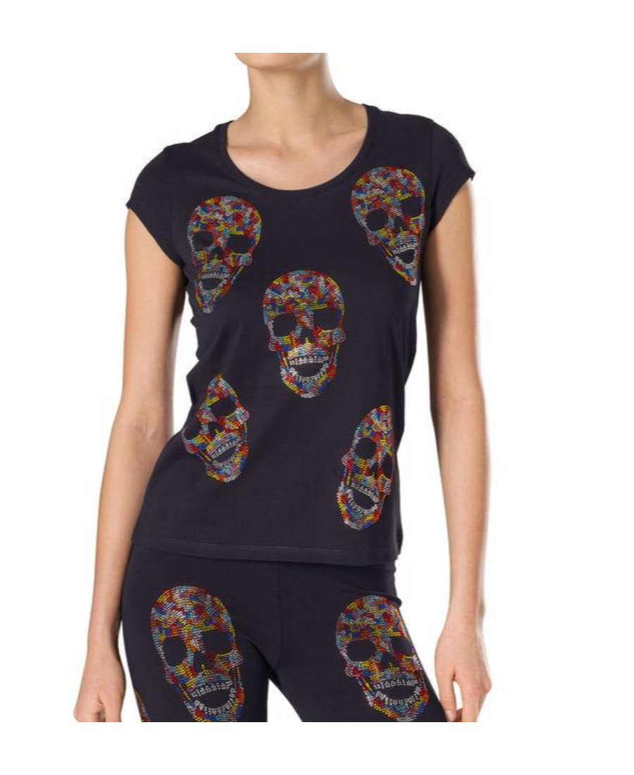 Philipp Plein Printed T-shirt In Black