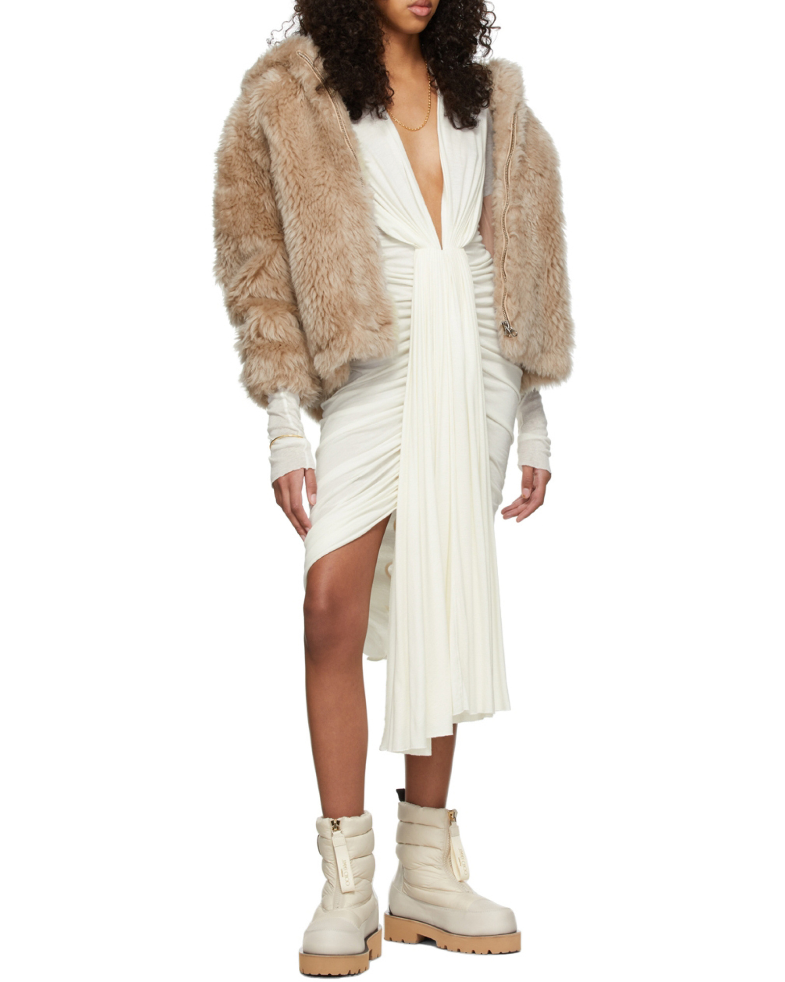 JIMMY CHOO KAI PADDED BOOTS