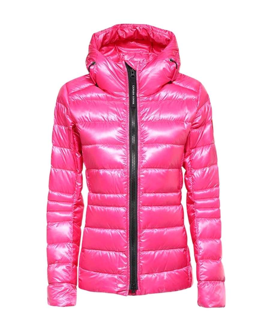 Shop Canada Goose Cypress Hooded Down Jacket In Pink