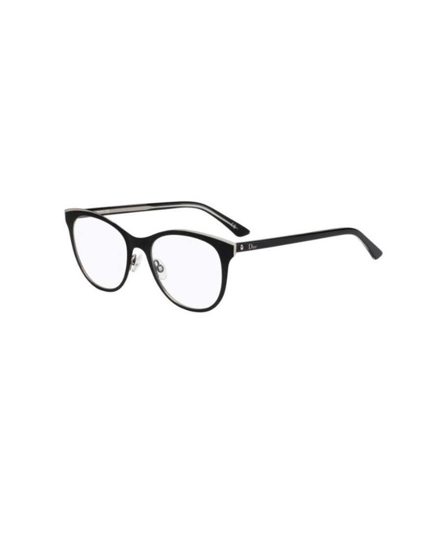Dior Black Logo Flat Mirror In White