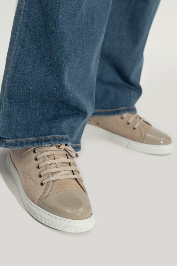 Lanvin Dbb1 Low-top Sneakers In Gold
